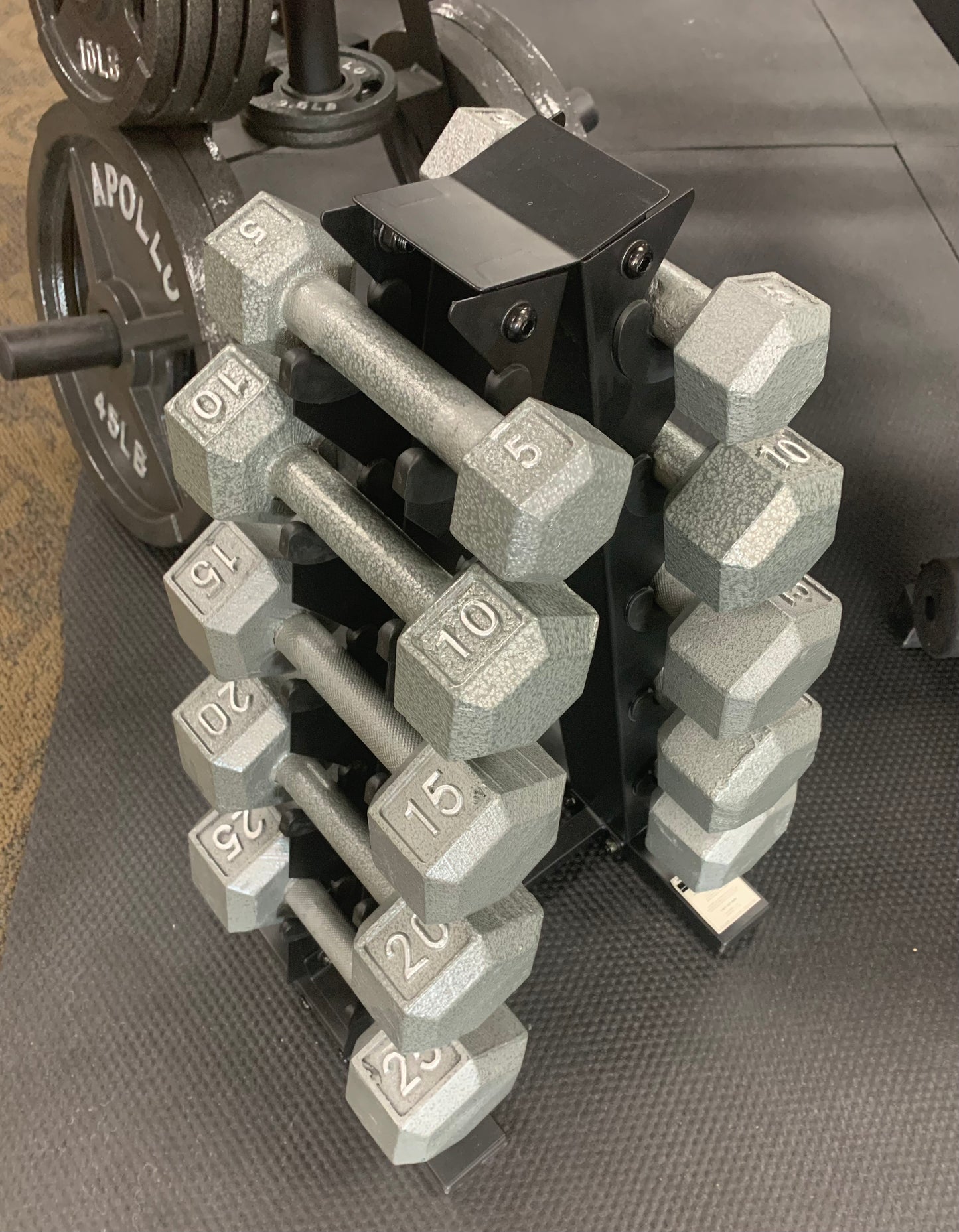 Dumbbell Starter Set with A-Frame Rack - 5 to 25 Lbs, Pickup Only in Mesa, AZ