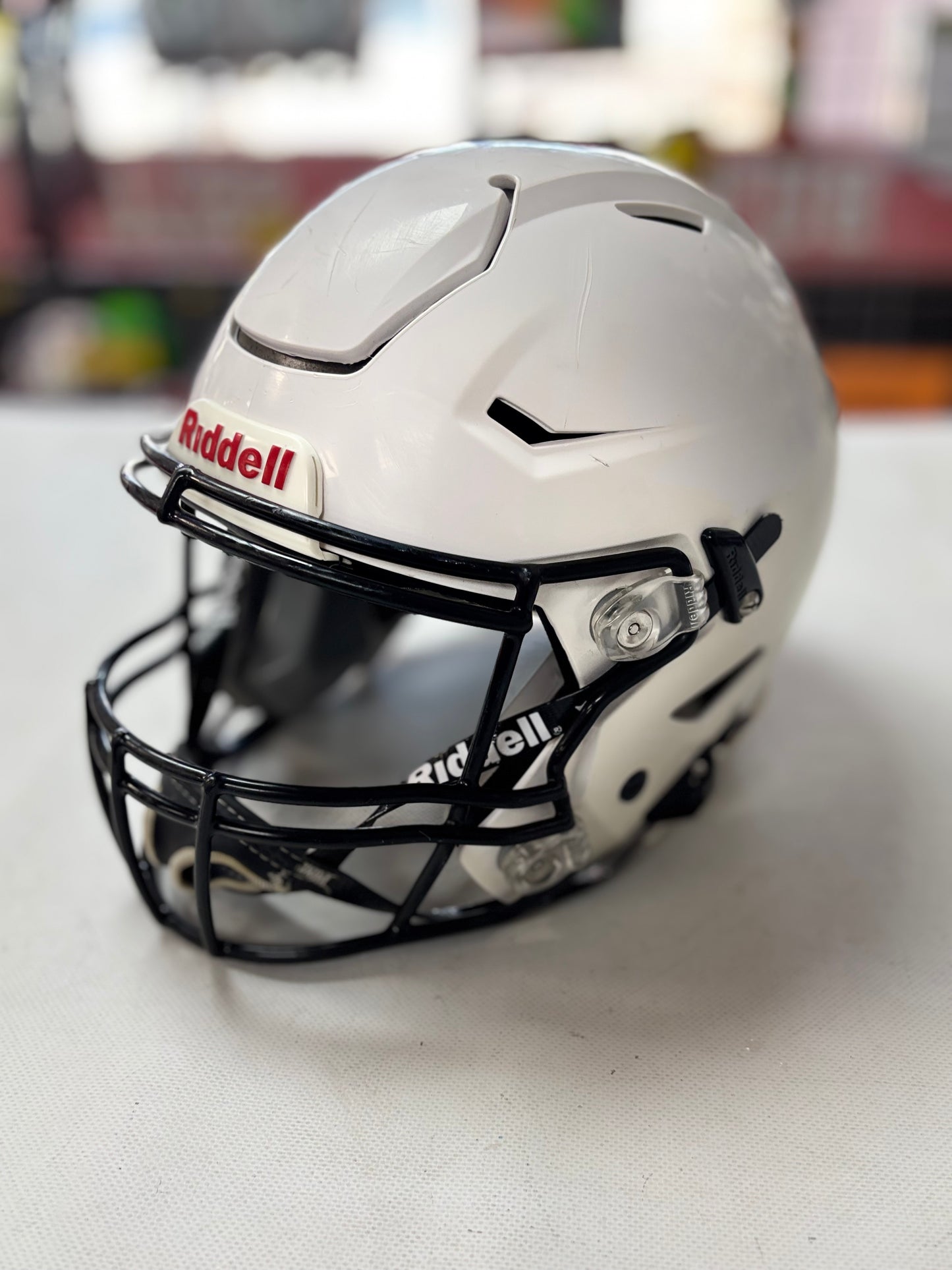 2025 White Riddell SpeedFlex Youth Large (used)