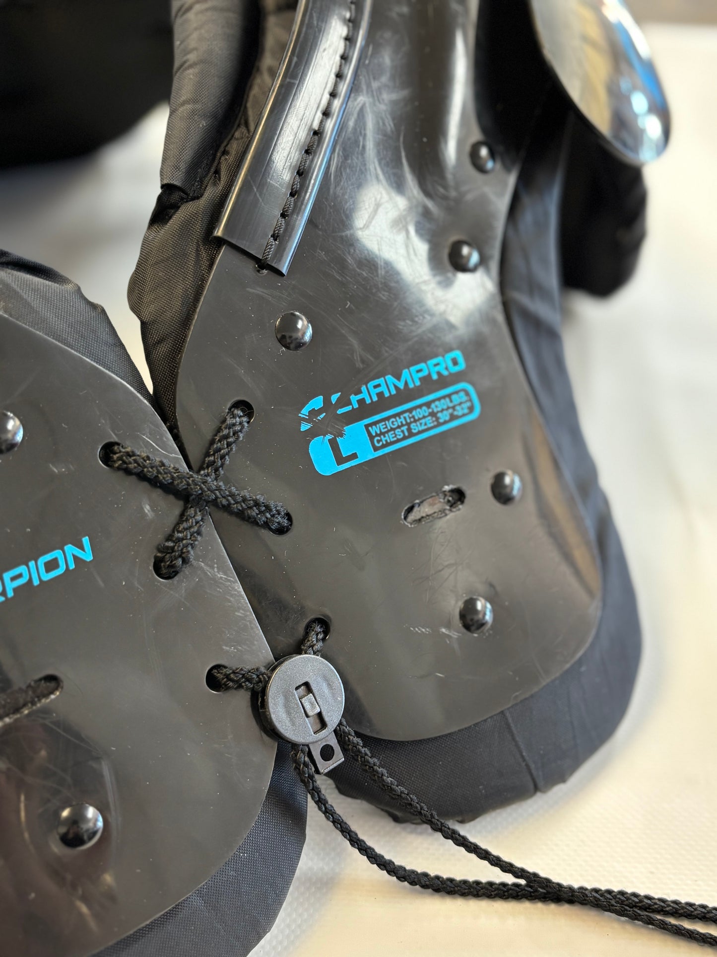 Champro Scorpion Shoulder Pads - Youth Large (Used)