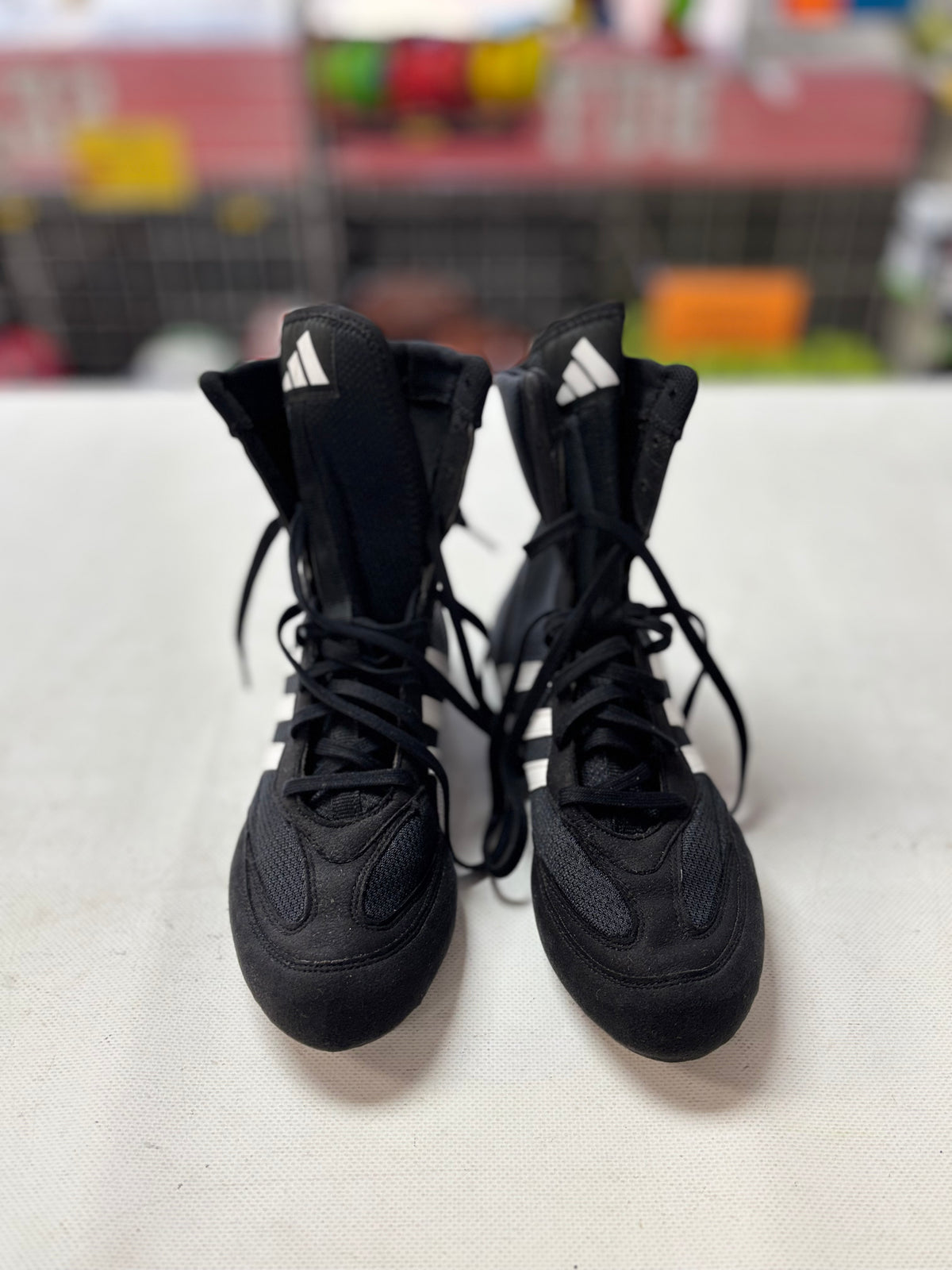 Adidas Box Hog 2 Boxing Shoes Size 7 1/2 (used)
