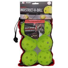 Franklin Indestruct-A-Ball Baseball 6 Pack