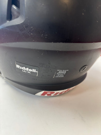 Riddell Victor-I 2025 Youth L/XL Football Helmet - Matte Black (used)