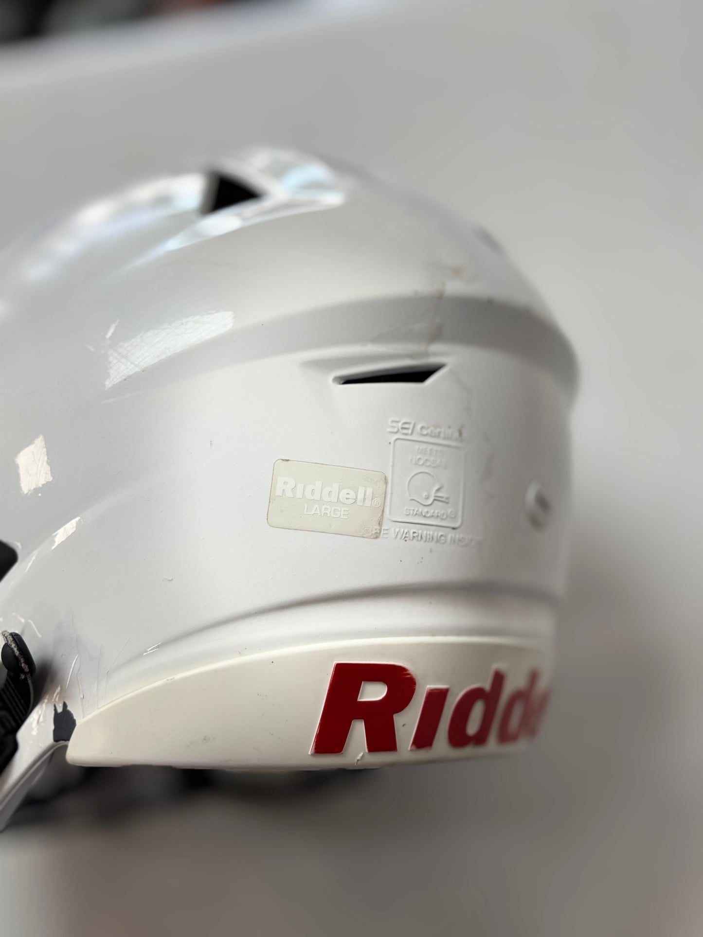 2022 White Riddell SpeedFlex Adult Large (used)