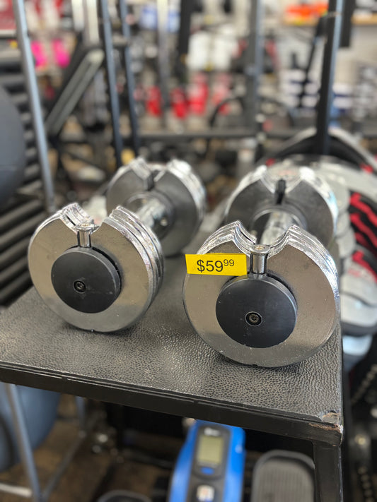 Adjustable Dumbbells | up to 25 lbs (like new)