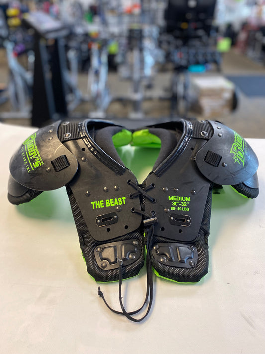 Buddy’s The Beast Youth Medium Shoulder Pads (used)