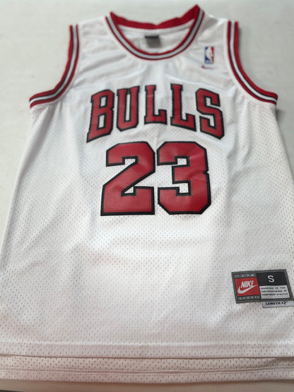 Nike Chicago Bulls Michael Jordan #23 White Size Small