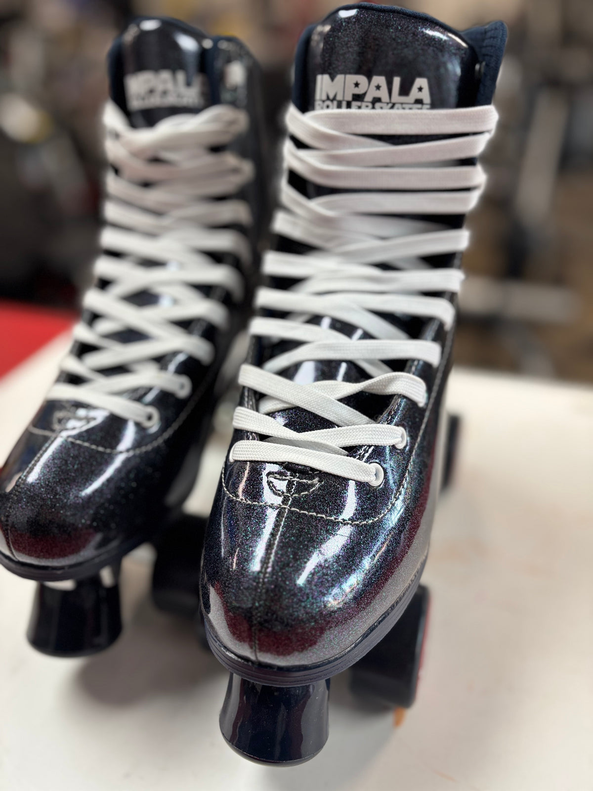 Impala Midnight Blue Glitter Quad Skates - Size Women’s 10 (used)