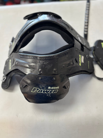 Riddell Shoulder Pads Power Volt Size Small (used)