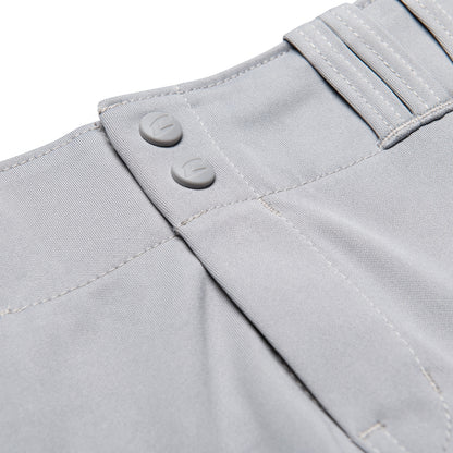 Champro Open Bottom Baseball Pant Adult Grey Close Up Front