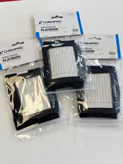 Champro Three Card Wristband Playbook - (Used)