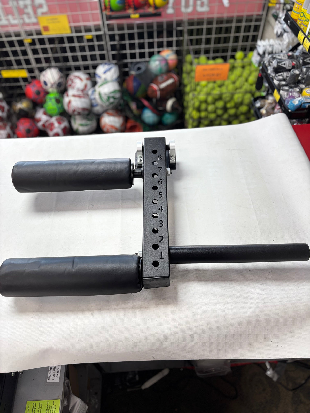 Leg Extension and Curl Attachment (for squat rack)