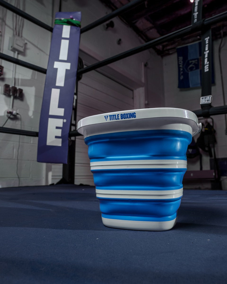 Kick Boxin Bucket TITLE Boxing Collapsible Bucket – Sports Exchange