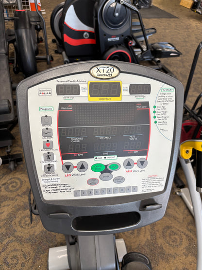 SportArt Fitness X T20 Total Body Recumbent Cross Training Exercise Bike (used)