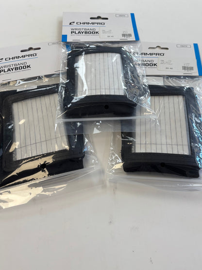Champro Three Card Wristband Playbook - (Used)