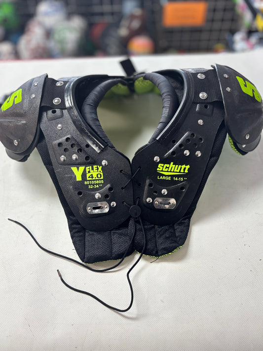 Schutt Y-Flex 4.0 Youth Large  Football Shoulder Pads