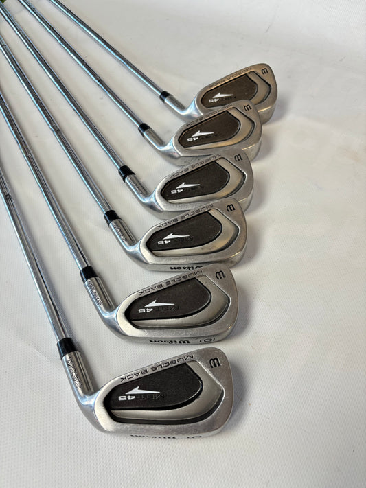 Wilson Muscle Back MBT-45 Oversized Right Hand Iron Set (5,6,7,8,9,PW) (used)