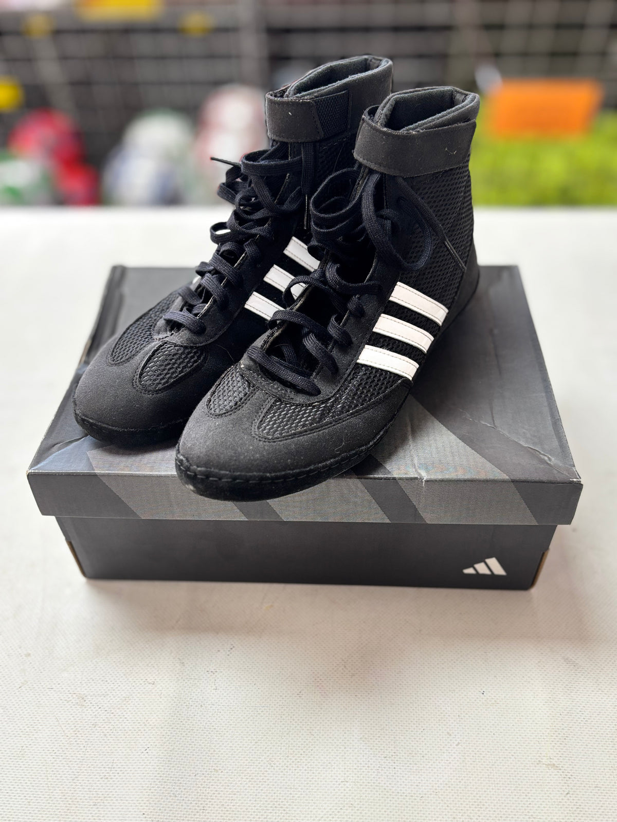 Adidas Combat Speed 4 Wrestling Shoes Size 7 1/2 (used)