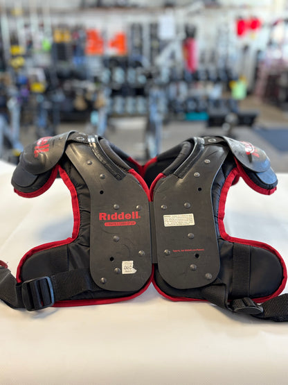 Riddell Z-Matte Shoulder Pads - Youth Large (Used)