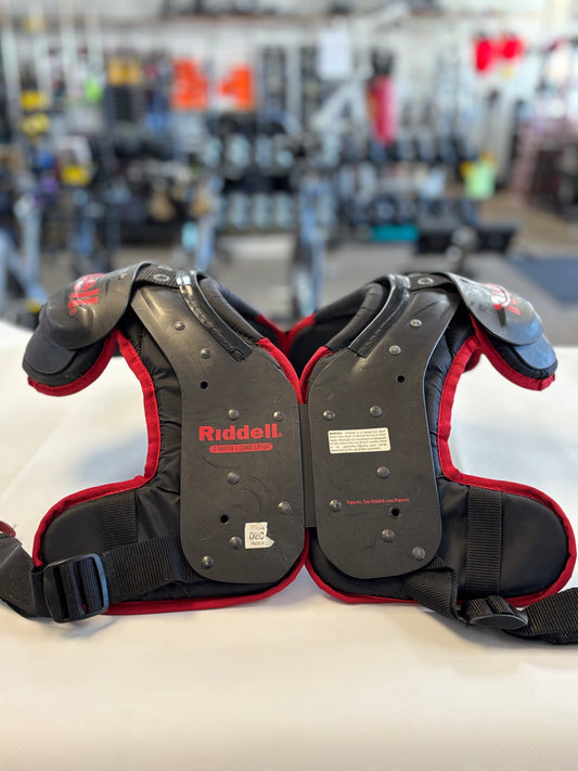 Riddell Z-Matte Shoulder Pads - Youth Large (Used)