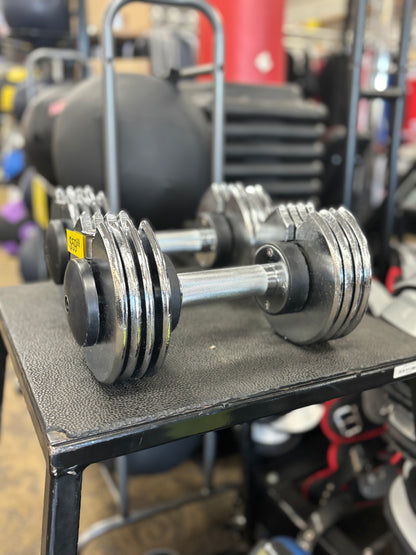 Adjustable Dumbbells | up to 25 lbs (like new)