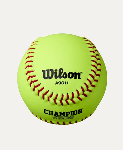 Wilson A9011 Collegiate Leather Polycore Softballs 12 inch