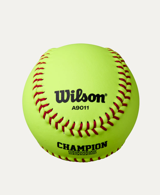 Wilson A9011 Collegiate Leather Polycore Softballs 12 inch