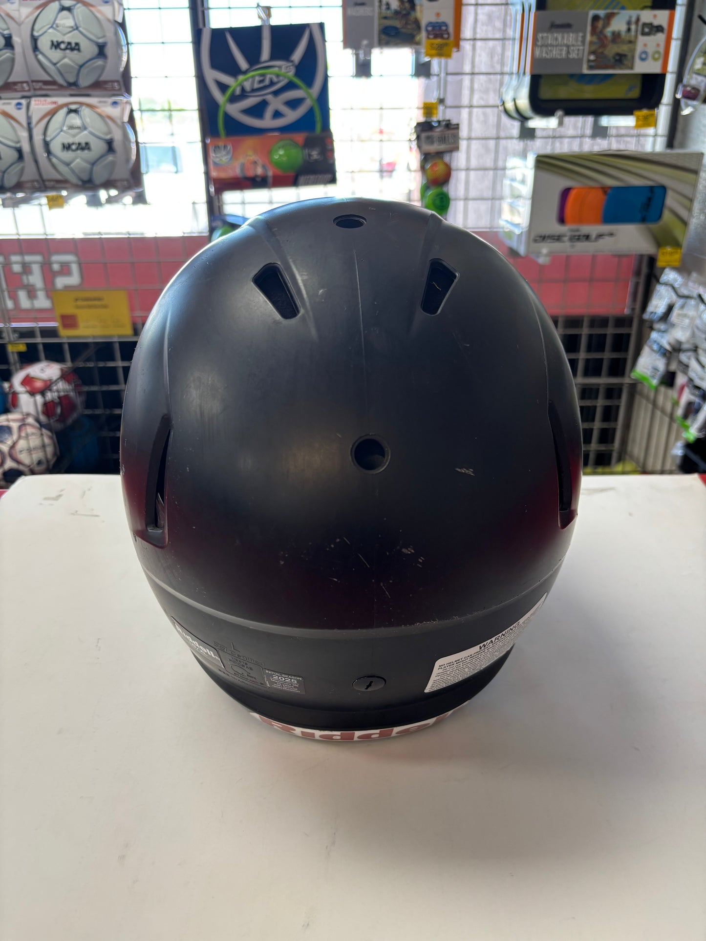 Riddell Victor-I 2025 Youth L/XL Football Helmet - Matte Black (used)