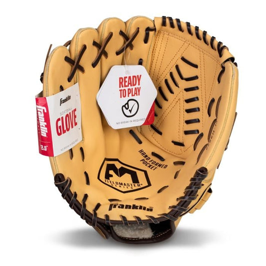 Franklin 13” Baseball / Softball Glove - Left Hand Throw Tan