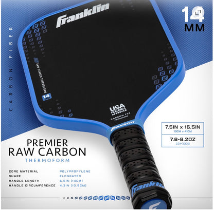 Franklin Sports Pro Pickleball Paddle- Premier Carbon Fiber