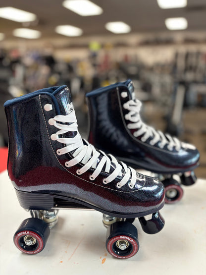 Impala Midnight Blue Glitter Quad Skates - Size Women’s 10 (used)