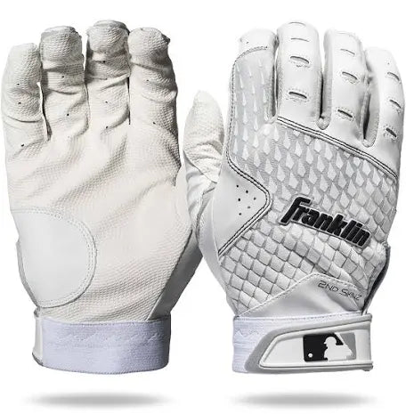 Franklin Digitek Adult Batting Gloves - Flexible Fit, Leather Heel Patch, Microfiber Grip, Camo Design