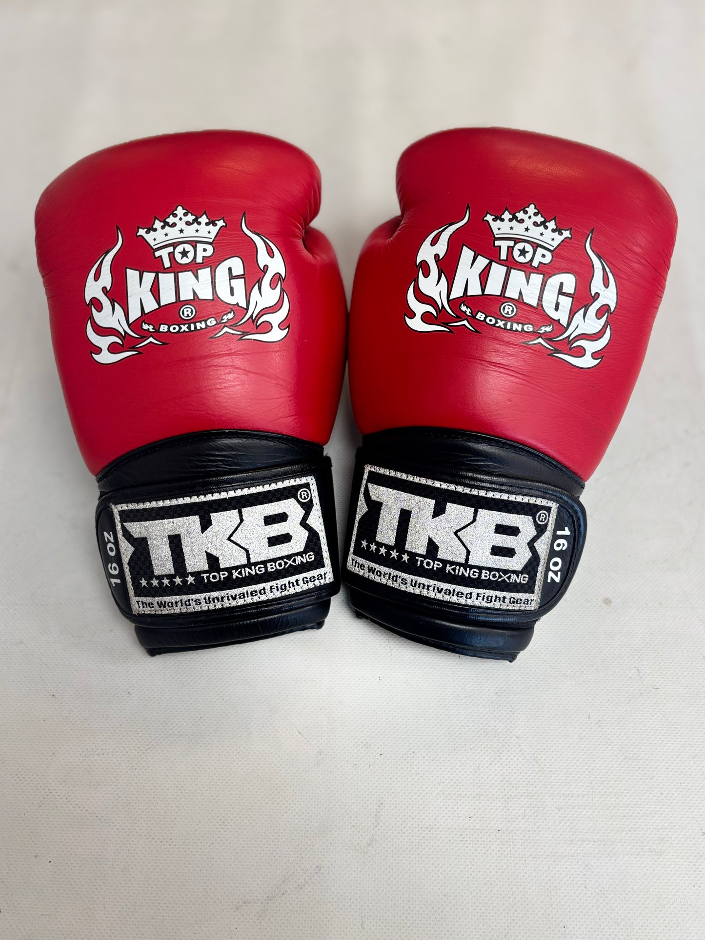 Top King Super Air Boxing Gloves 16oz  (used)