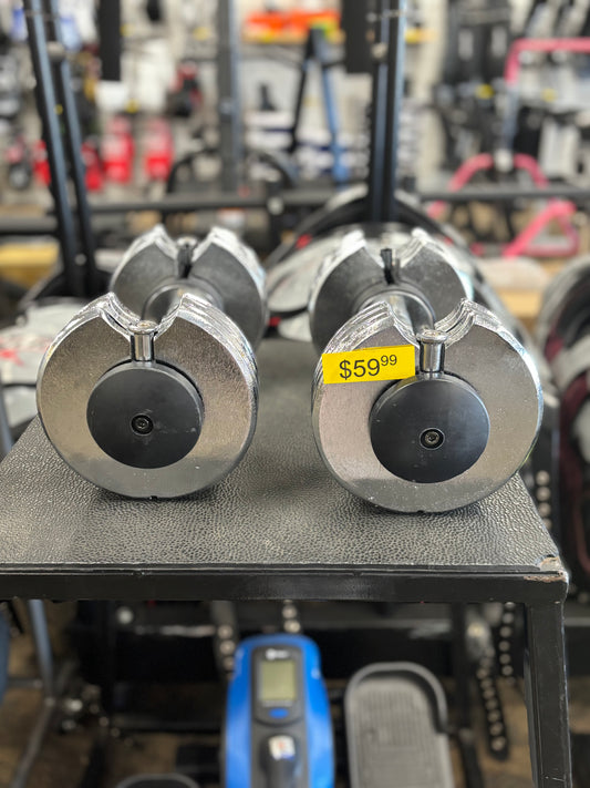 Adjustable Dumbbells | up to 25 lbs (like new)