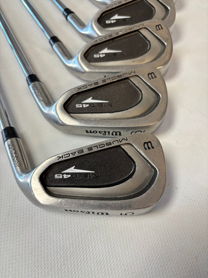 Wilson Muscle Back MBT-45 Oversized Right Hand Iron Set (5,6,7,8,9,PW) (used)