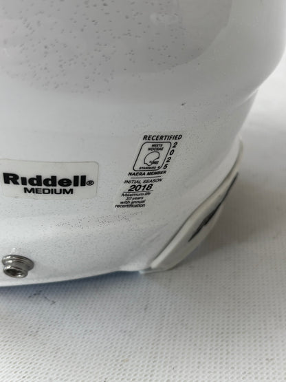 Schutt Vengeance 2018 in Glitter White - Youth Medium Football Helmet (used)