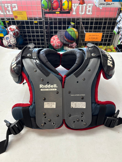 Riddell Pursuit Youth Medium Shoulder Pads (used)
