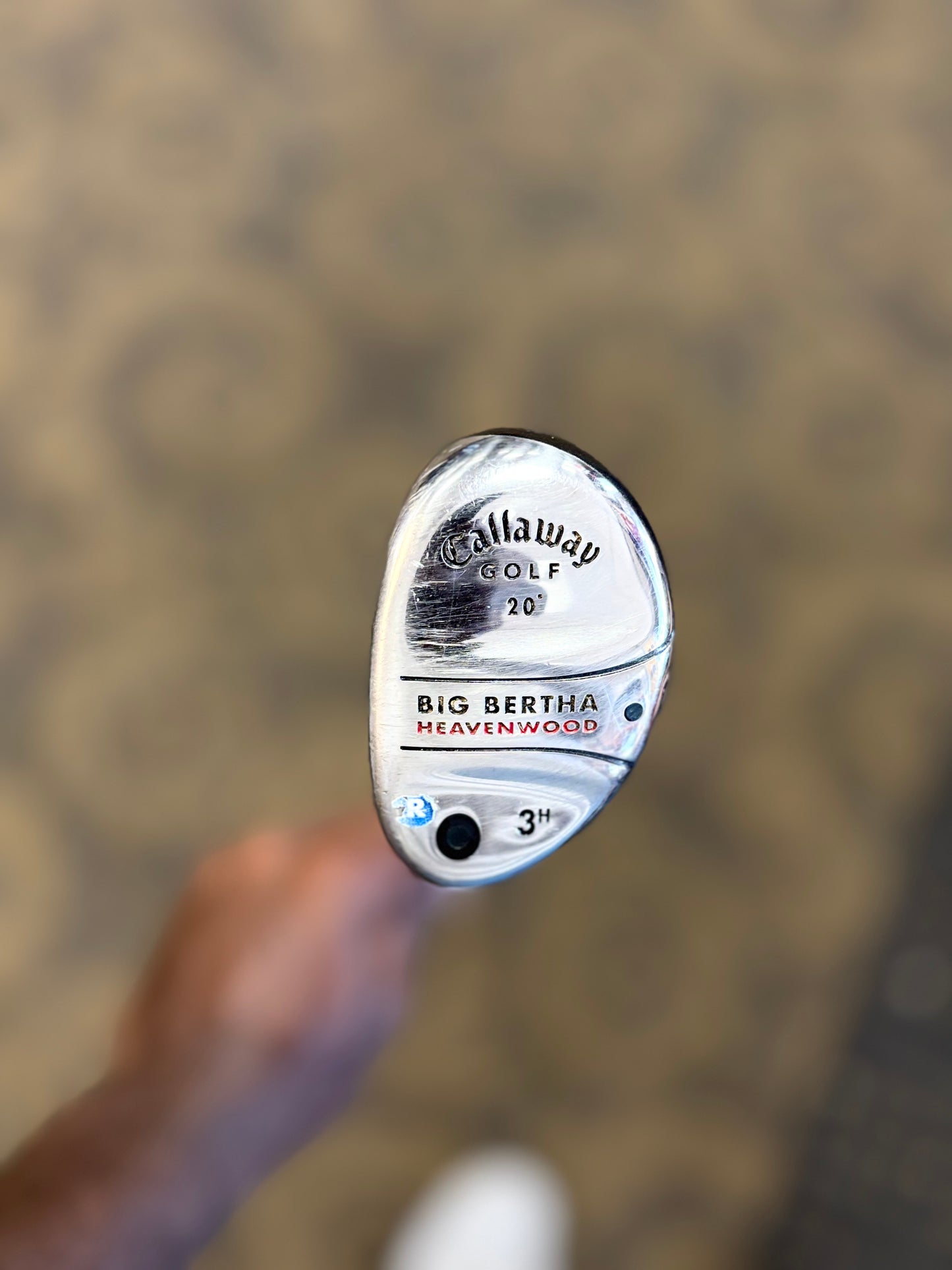 Callaway Big Bertha Heavenwood lefty hybrid golf club