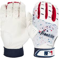 Franklin Digitek Adult Batting Gloves - Flexible Fit, Leather Heel Patch, Microfiber Grip, Camo Design