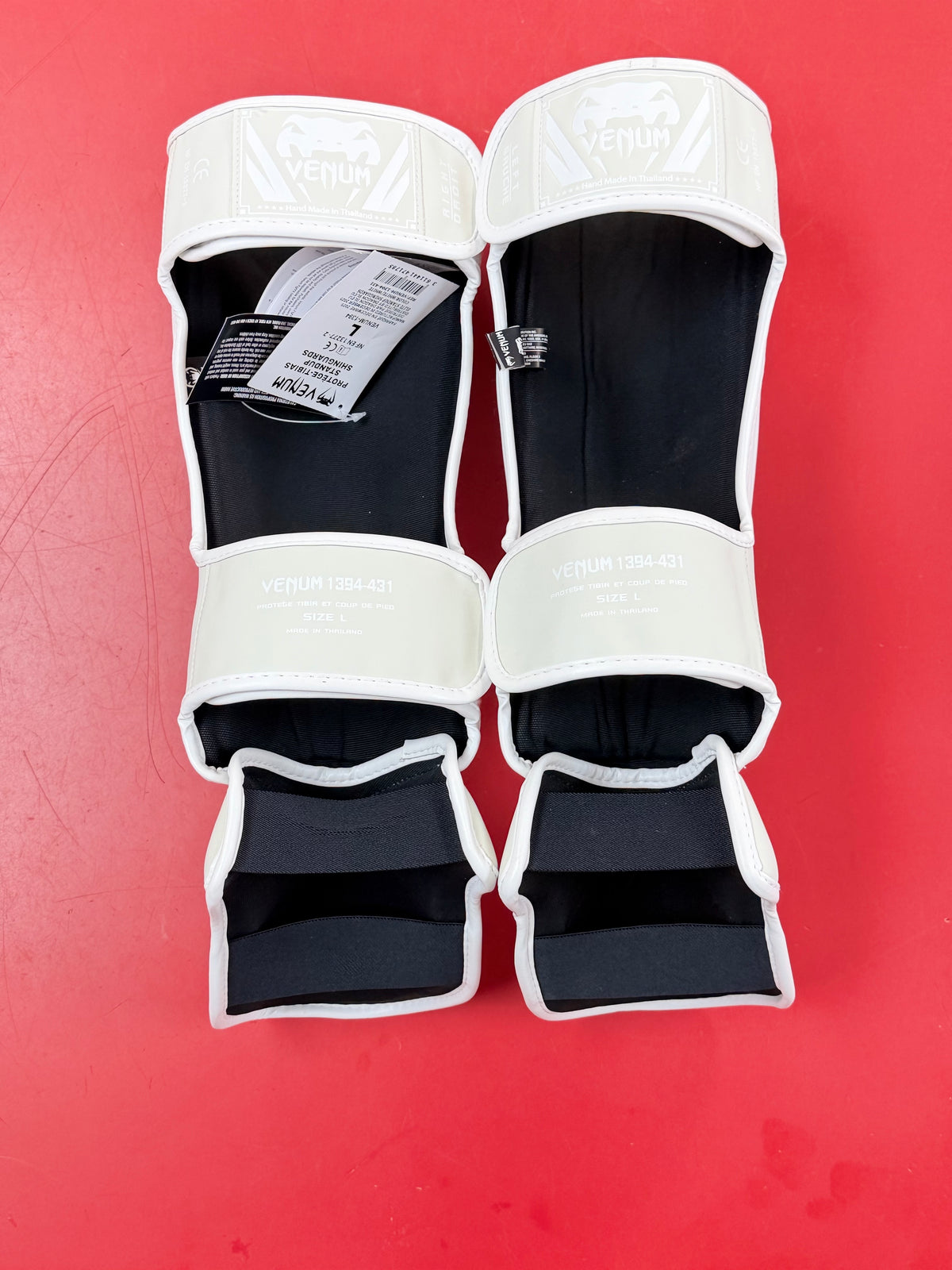 Venum Elite Shin Guards - Size Large - Minor Imperfection