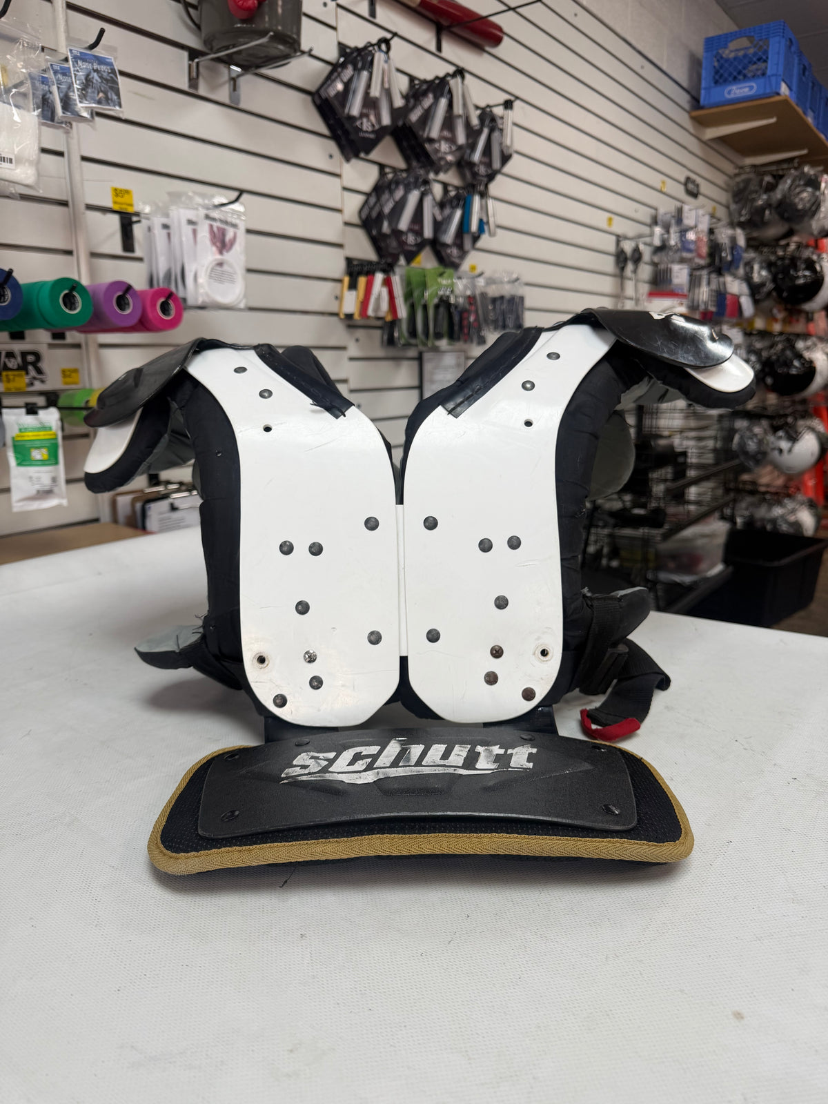 Riddell Warrior Shoulderpads Youth 2XL (used)