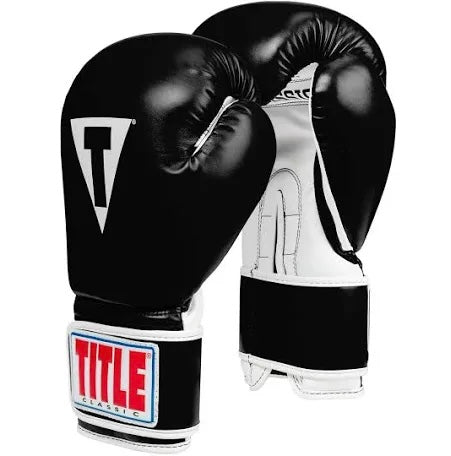 Title Classic Pro Style Training Boxing Gloves