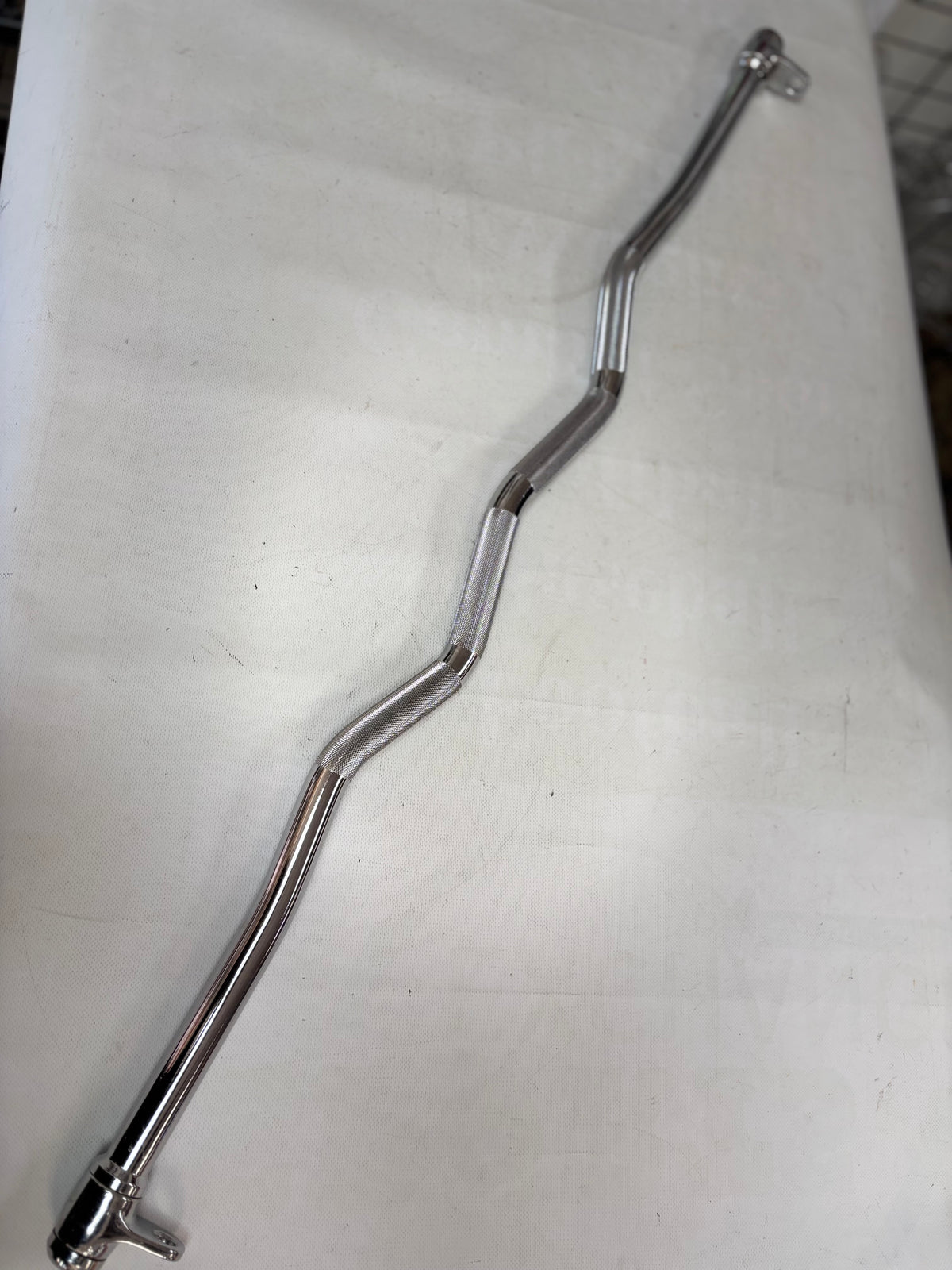 Weighted Curl Cable Attachment Bar 16lbs