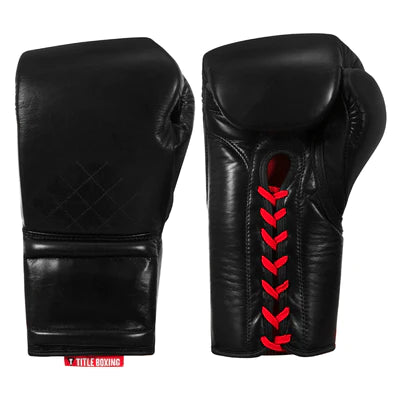 TITLE Boxing Ko-Vert Lace-up Gloves