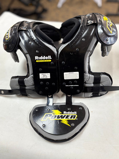 Riddell Power Surge Youth Medium Football Shoulder Pads (used)