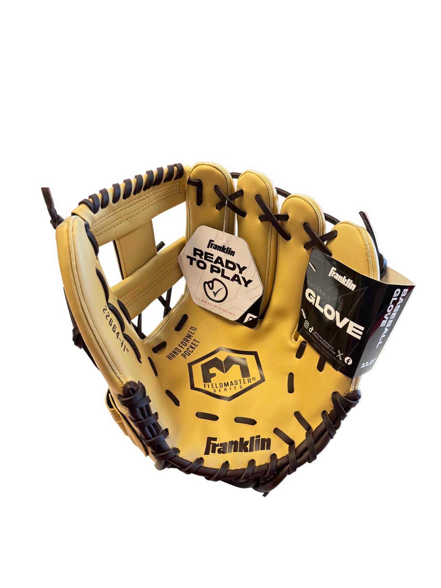 Franklin Field Master Baseball Fielders Glove 11” - Right Hand Throw