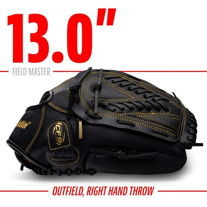 Franklin 13” Glove - Right Hand Throw Black/Gold