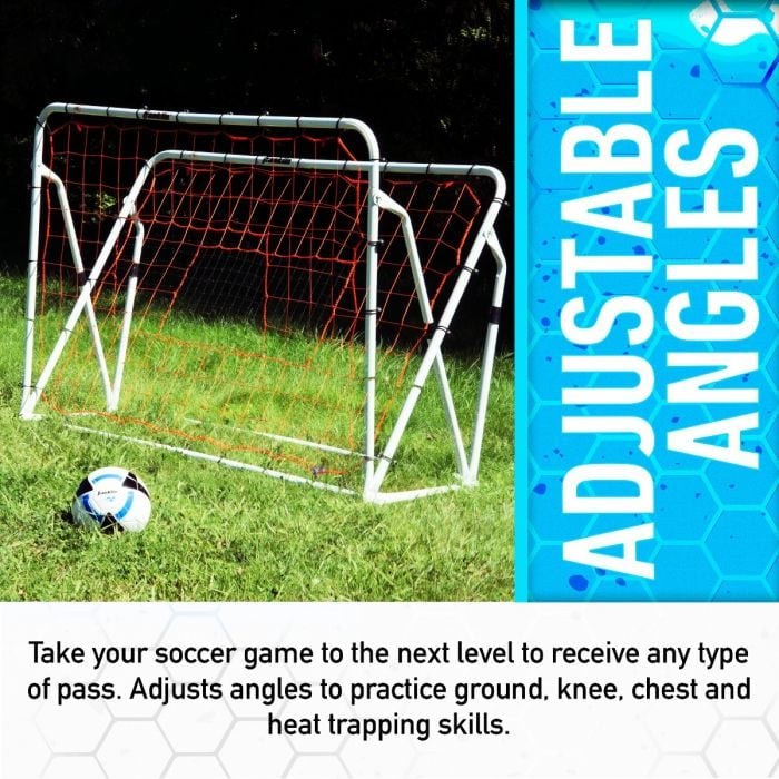 Franklin Adjustable Soccer Rebounder with Stakes 6'x4'