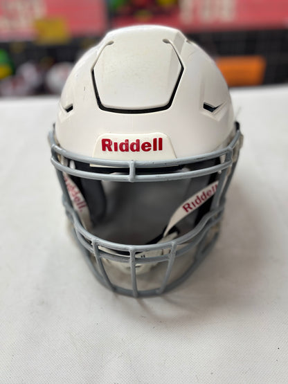 2023 White Riddell SpeedFlex Football Helmet Youth Large (used)