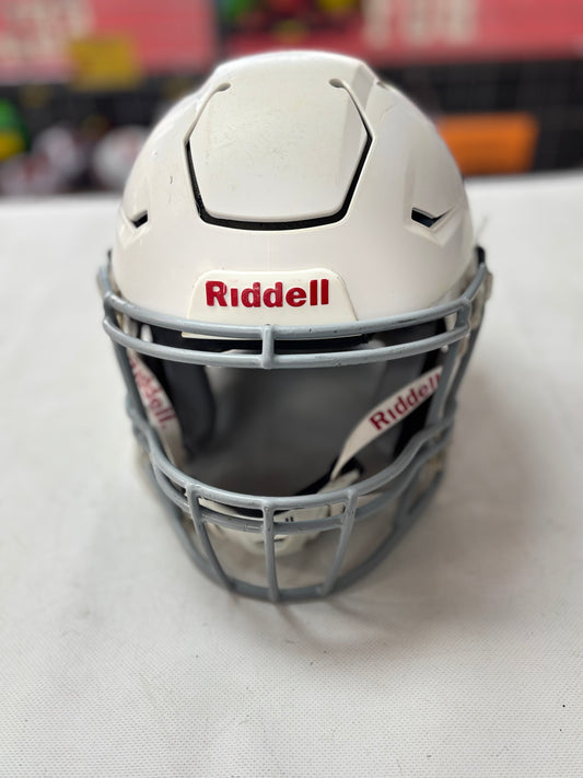 2023 White Riddell SpeedFlex Football Helmet Youth Large (used)