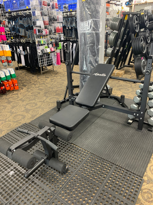 Weight Bench with Rack and Leg Extension